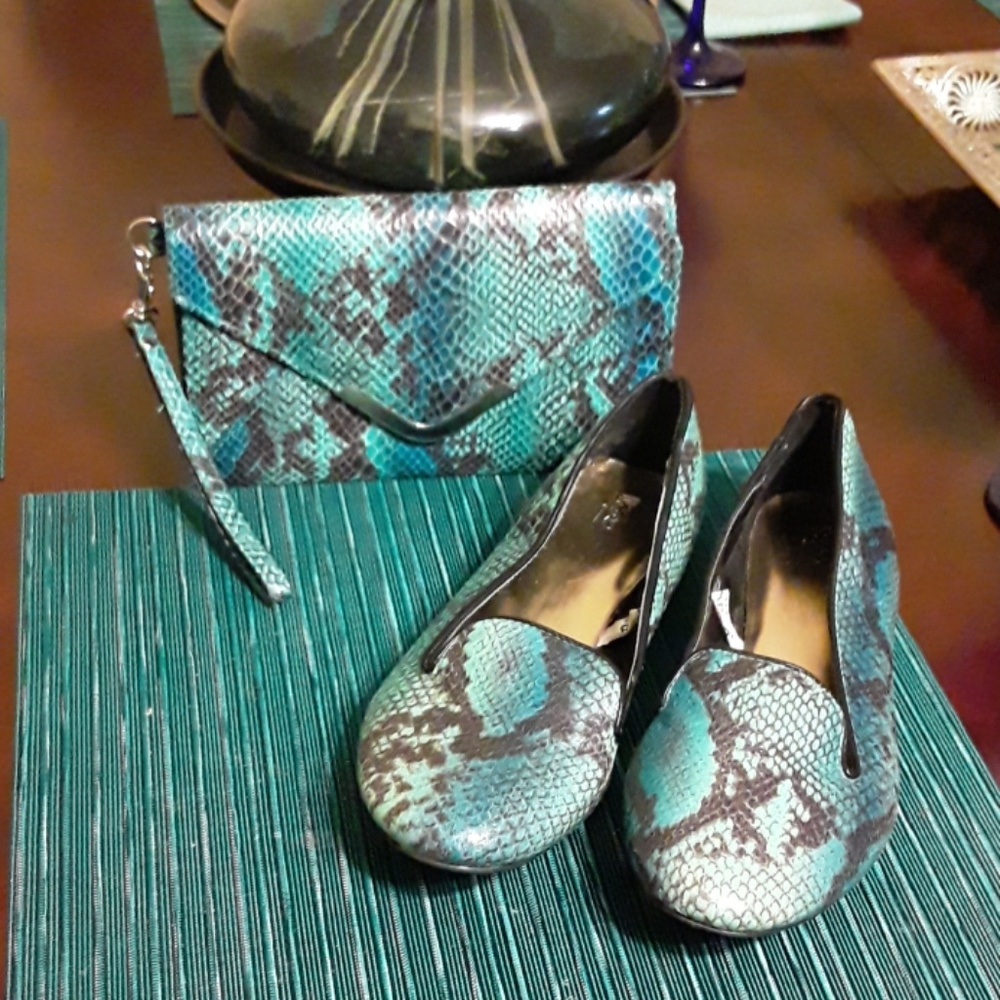 Set of shoes and wallet